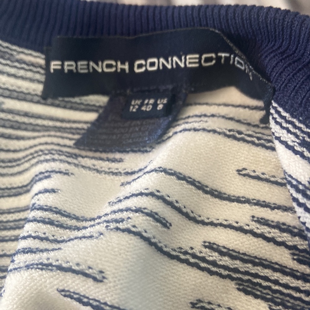 French Connection Linear Pattern Knit Stunning Dr… - image 8